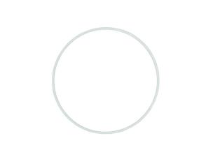 Opakowanie Ring metalowy biały 24cm