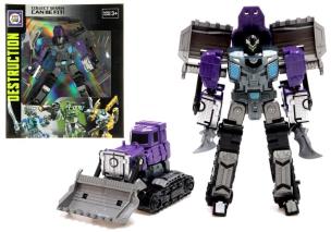 Opakowanie Robot destruction spychacz fioletowy