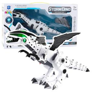 Robot dinozaur na baterie ruchomy światło dżwięk. Wydawca: Leantoys. Multiszop.pl Opakowanie Robot dinozaur na baterie ruchomy światło dżwięk
