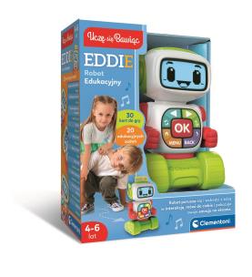 Robot Edukacyjny Eddie 50411. Wydawca: Clementoni. Multiszop.pl Opakowanie Robot Edukacyjny Eddie 50411