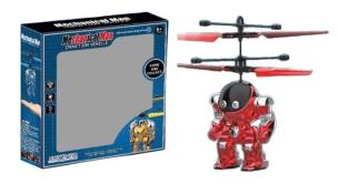 Opakowanie Robot Mech latający nad dłonią czerwony