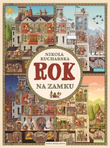 Rok na zamku. Autor: Nikola Kucharska. Multiszop.pl Okładka książki Rok na zamku