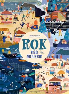 Rok nad morzem. Autor: Malwina Hajduk. Multiszop.pl Okładka książki Rok nad morzem