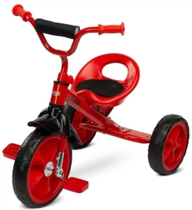 Rowerek 3-kołowy Tork czerwony. Wydawca: Toyz. Multiszop.pl Opakowanie Rowerek 3-kołowy Tork czerwony