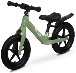 Rowerek biegowy Exter zielony. Wydawca: Toyz. Multiszop.pl Opakowanie Rowerek biegowy Exter zielony