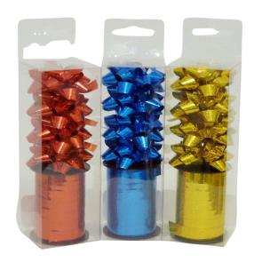 Rozeta 4szt ze wstążką mix. Wydawca: JU-PITER. Multiszop.pl Opakowanie Rozeta 4szt ze wstążką mix