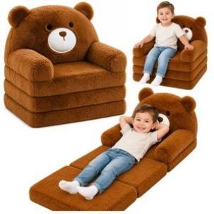 Opakowanie Rozkładany Fotel Sofa Leżanka Miś 2w1