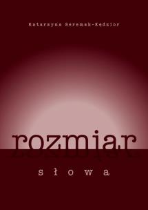 Okładka książki Rozmiar słowa