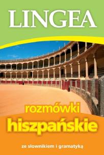 Okładka książki Rozmówki hiszpańskie ze słownikiem i gramatyką wyd. 2025