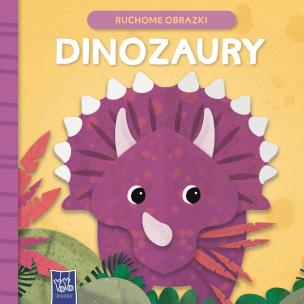 Ruchome obrazki. Dinozaury. Autor:   Praca zbiorowa. Multiszop.pl Okładka książki Ruchome obrazki. Dinozaury