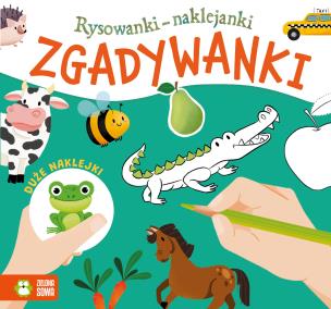 Okładka książki Rysowanki-naklejanki. Zgadywanki - uszkodzone