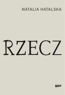 Okładka książki Rzecz