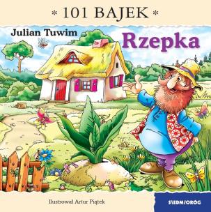 Rzepka. 101 bajek. Autor: Julian Tuwim. Multiszop.pl Okładka książki Rzepka. 101 bajek