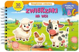 Okładka książki Rzepkowe zabawy. Zwierzaki na wsi