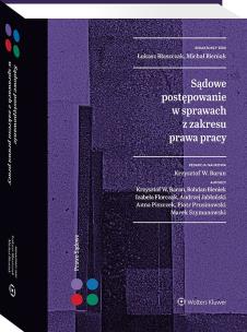 Okładka książki Sądowe postępowanie w sprawach z zakresu prawa pracy