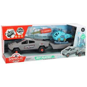 Opakowanie Samochód do montażu z przyczepą i helikopterem