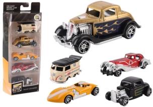 Samochód metalowy Hot Rod 5-pack. Wydawca: Pro Kids. Multiszop.pl Opakowanie Samochód metalowy Hot Rod 5-pack