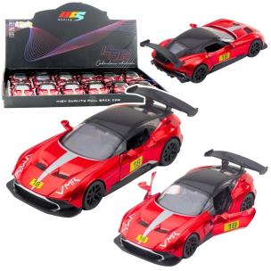 Opakowanie Samochód wyścigowy metalowy z napędem 1:32