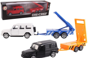Samochód z przyczepą roboty drogowe metal mix. Wydawca: Pro Kids. Multiszop.pl Opakowanie Samochód z przyczepą roboty drogowe metal mix