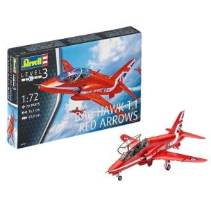 Opakowanie Samolot do sklejania Revell Bae hawk T.1 red 04921
