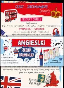Opakowanie Ściąga Harmonjka Angielski czasy