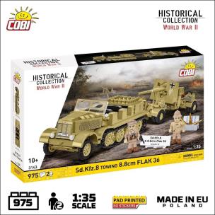Opakowanie Sd.Kfz. 8 TOWING 8,8cm FLAK 36