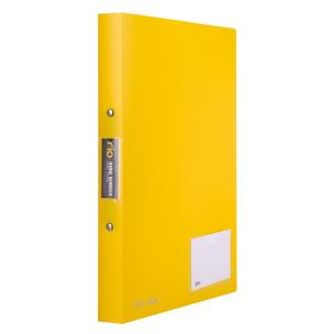 Opakowanie Segregator ringowy PP Rio z kieszenią i miejscem do opisu zółty
