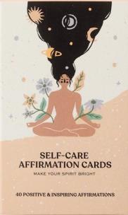 Self-Care Affirmation Cards. Autor:   Praca zbiorowa. Multiszop.pl Okładka książki Self-Care Affirmation Cards