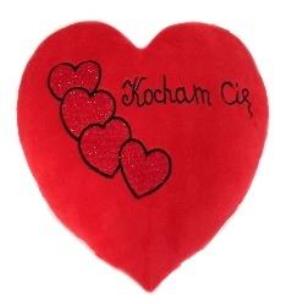 Opakowanie Serce - Kocham Cię 48cm