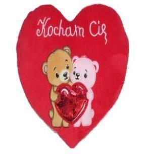 Opakowanie Serce Kocham Cię - Misie 25cm