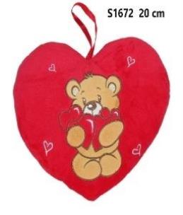 Opakowanie Serce - Miś 20cm