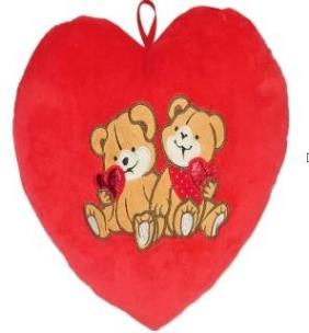 Opakowanie Serce - Misie 20cm