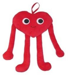 Opakowanie Serce z nogami 30cm