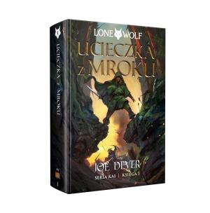 Seria Kai Księga I Lone Wolf 1: Ucieczka z mroku. Autor: Joe Dever. Multiszop.pl Okładka książki Seria Kai Księga I Lone Wolf 1: Ucieczka z mroku