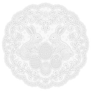 Opakowanie Serwetka na koszyczek - wielkanocne wzory