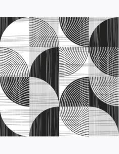 Opakowanie Serwetki DAISY Lunch SD 330x330 Geometria czarno białe 044502