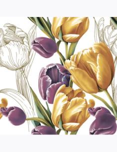 Opakowanie Serwetki DAISY Lunch SD 330x330 Tulipany 009501