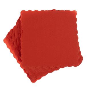 Opakowanie Serwetki gastronomiczne czerwone 15x15cm 120szt
