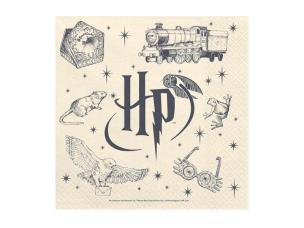 Opakowanie Serwetki Harry Potter beżowe 33x33cm 20szt
