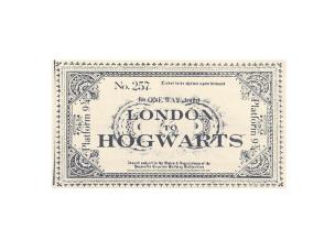 Opakowanie Serwetki Harry Potter Bilet London to Hogwarts