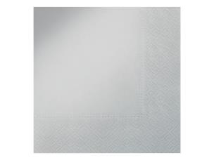 Opakowanie Serwetki jednokolorowe srebrne 33x33 SDL552407