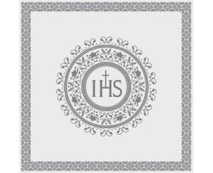 Opakowanie Serwetki Komunia IHS srebrny 33x33cm 20szt