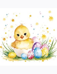 Opakowanie Serwetki MAKI Lunch SL 330X330 Wielkanoc 013101