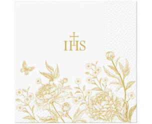 Opakowanie Serwetki papierowe Komuinia Ptaki i peonie 33x33cm