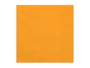 Opakowanie Serwetki papierowe pomarańczowy 33x33cm 20szt