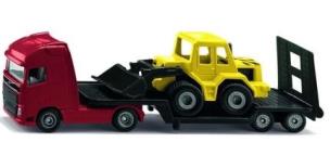 Opakowanie Siku - Naczepa niskopodwoziowa z ładowaczem