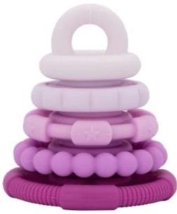 Opakowanie Silikonowa piramida - 5 gryzaków różowych