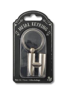 Opakowanie Silver Letter Keyring - brelok do kluczy litera H