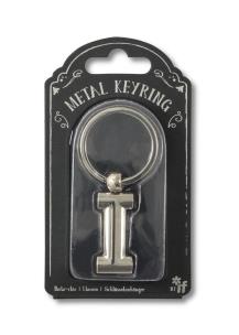 Opakowanie Silver Letter Keyring - brelok do kluczy litera I