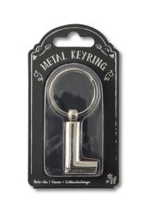 Opakowanie Silver Letter Keyring - brelok do kluczy litera L